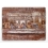 26"L LAST SUPPER PLAQUE PLANK STYLE MDF