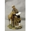 8.5" SEATED ST. FRANCIS W/HORSE FIGURE