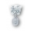 Praying Angel Pin with a Sterling Silver Baby Miraculous Medal 