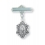 Sterling Silver Baby Miractulous Medal