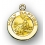 3/4" Solid 14kt. Gold Holy Baptism Medal with 14kt. Jump Ring Boxed