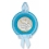 3 1/4" Sterling Silver Blue Guardian Angel Crib Medal
