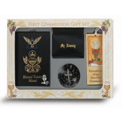 DELUXE FIRST COMMUNION 6-PIECE GIFT SET