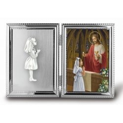 GIRL COMMUNION PICTURE FRAME