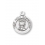 PEWTER FIRST COMMUNION ROUND PENDANT
