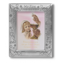 GIRL'S FIRST COMMUNION PHOTO FRAME