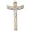 GOLD PLATED CONTEMPORARY CRUCIFIX