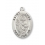 PEWTER ST. JUDE OVAL PENDANT